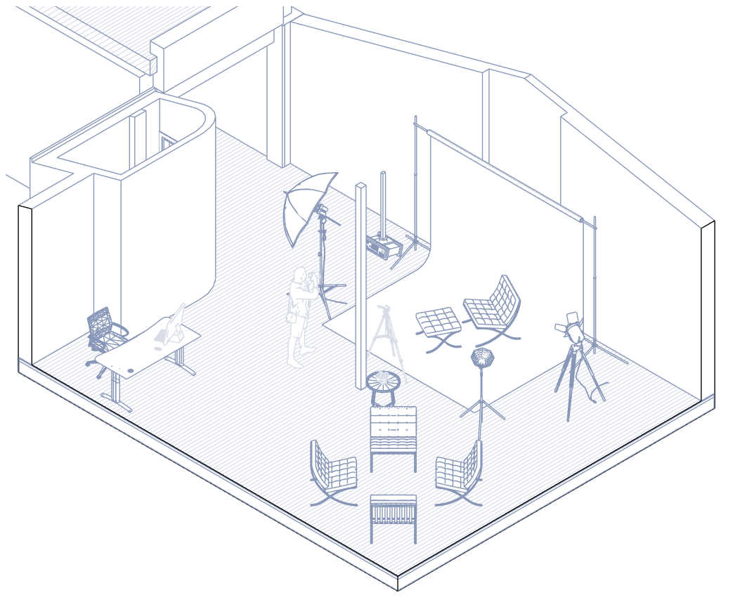 Interior de LA LOVERA - Vista renderizada del espacio